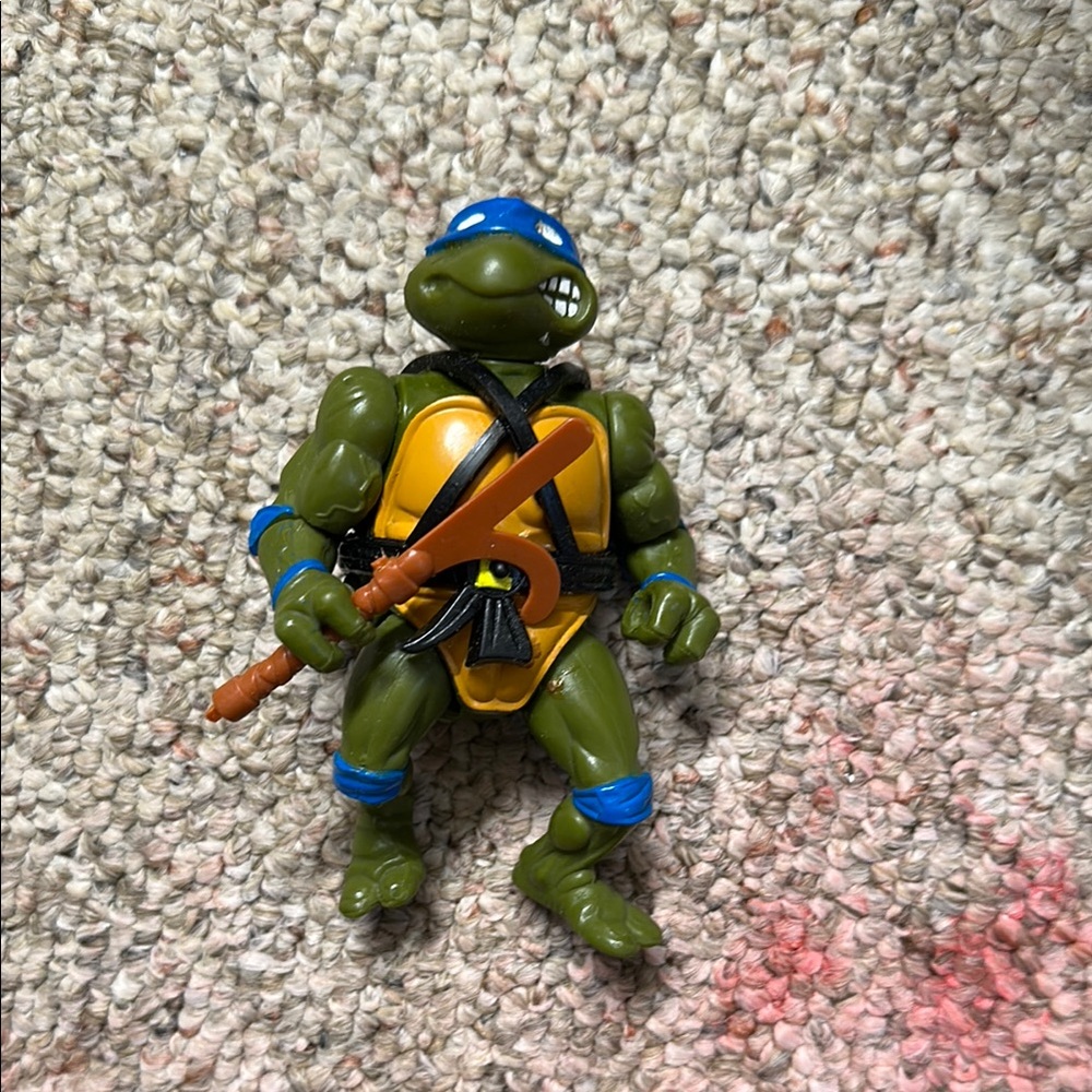 Ninja Turtle Action Figure Leonardo - Green and Blue
